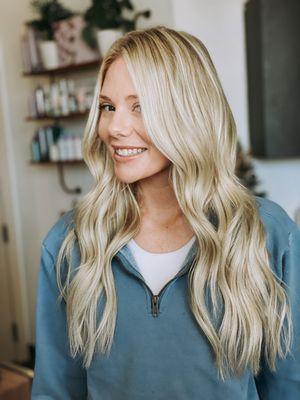 Ultimate Session and 2 Rows Hand Tied Extensions