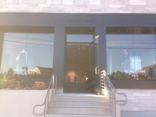 Front of the store, located behind Theory