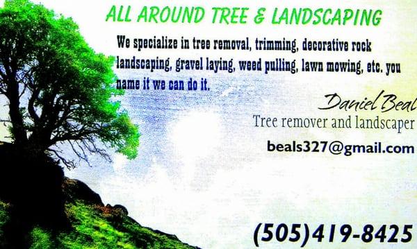 All Around Tree Removal & Landscaping