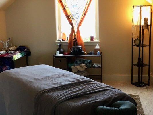 Our couples massage room, Juniper