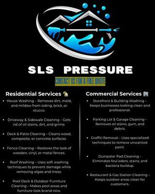 SLS Pressure Washing