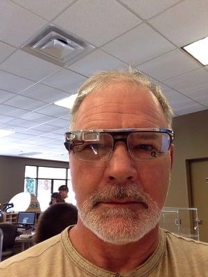 Wearable technology Heads up display with 32gigs