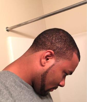 Taper fade and beard trim..