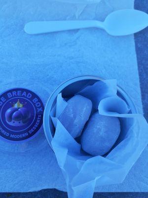 Ube mochi ice cream