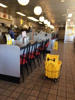 This is one of our favorite stops...Waffle House in Greenwood