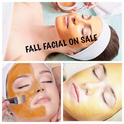Fall Facials still on sale buy in time for Christmas presents!