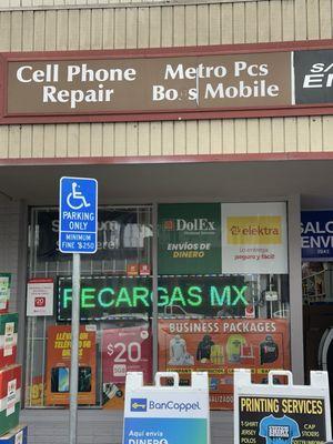 Shared storefront where cell-phone miracles happen !