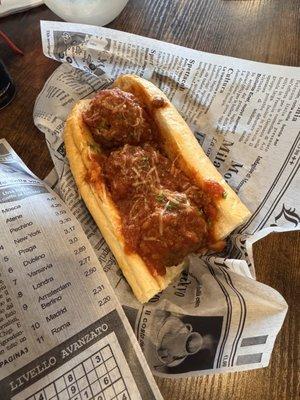 Meatball sandwich