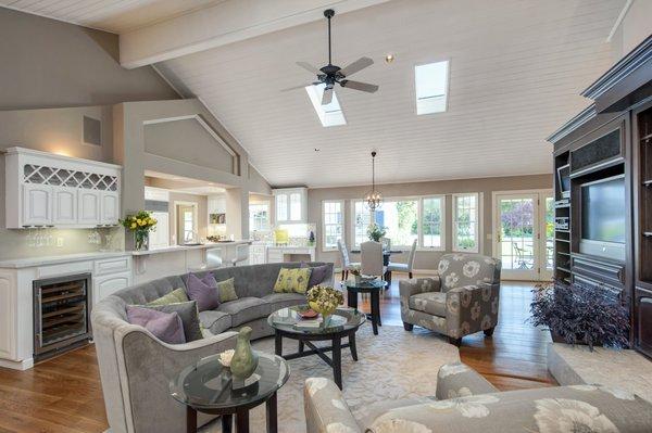 Staging and remodel for home on Glenside in Lafayette, CA.