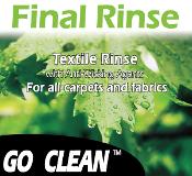 Final Rinse safe on all carpets and fabrics