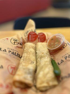 BIRRIA: Birria de Res - spiced shredded beef & DESHEBRADA: Shredded beef in green chile and potato | $4.95ea