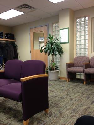 Cozy waiting area!