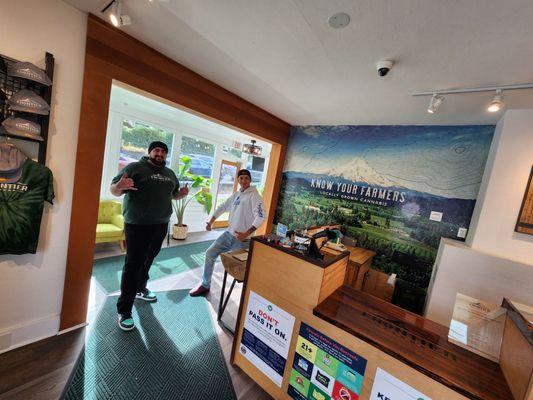 Amazing budtenders Logan and Coby! Come check them out!