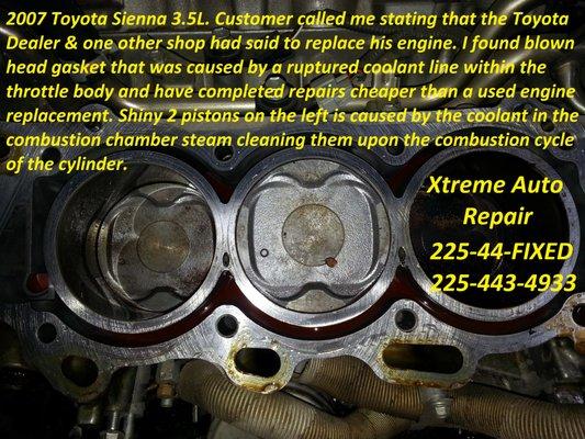 I completed the repairs cheaper than a used engine replacement.