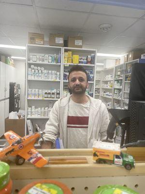 One employee who permitted me to take and use his photo.