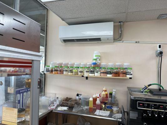 So many flavors to add to popcorn