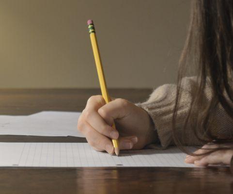 A student working in our Columbia City office