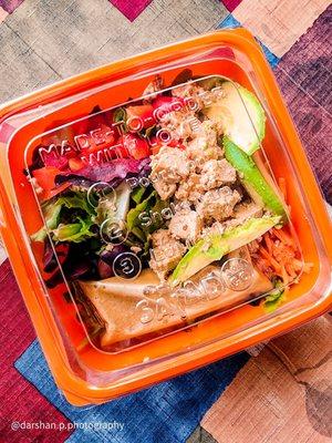 Create our own bowl via mobile order!