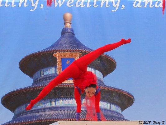 Mongolian Contortionist, "Melody" Mandkhai Erdembat from Ulan Bator.