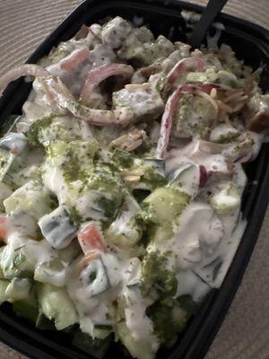 Lamb (contains beef) over Rice