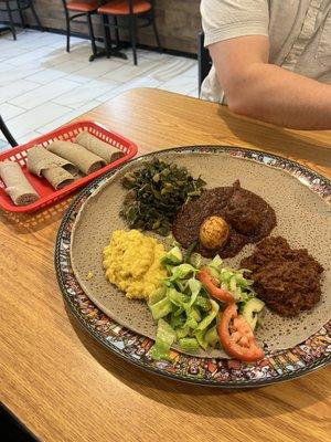 Abol Special Meat & Veggie Combo for two