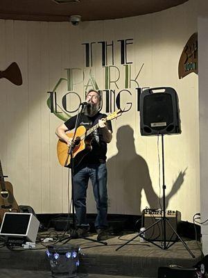 Enjoying some live music!