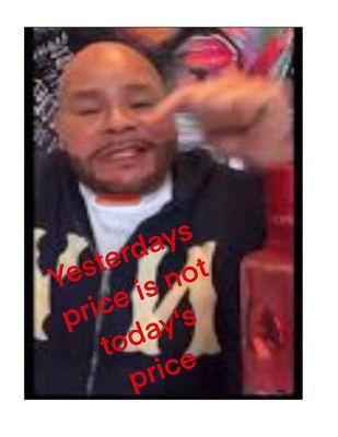 Lol I am my own artist and what another artist charges/charged you before has nothing to do with my talents and products!