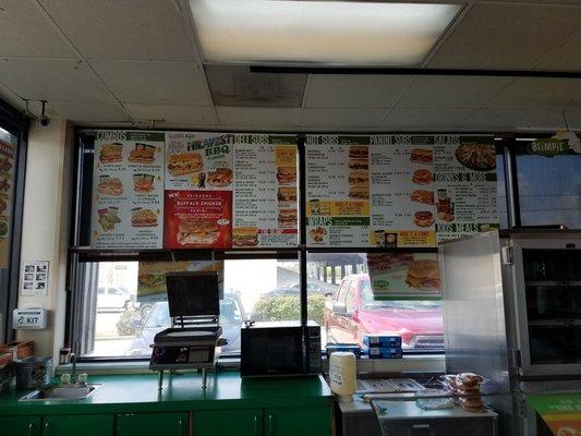 This is it, a corner in the gas station