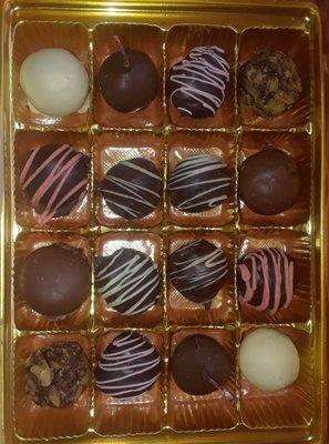 Jax 16 Piece Assortment Box. Truffles, Butter Creams and more!