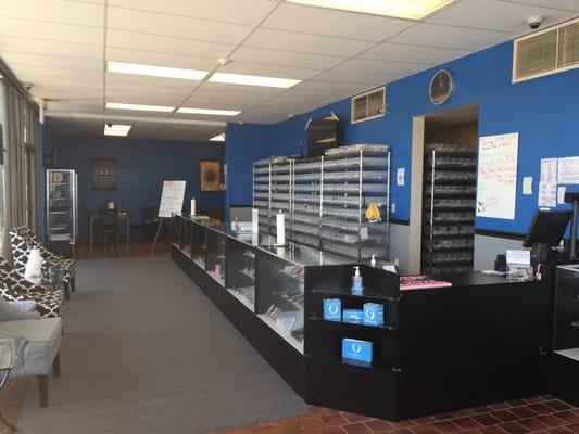 Inside the store