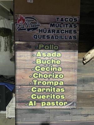Tacos La Presa