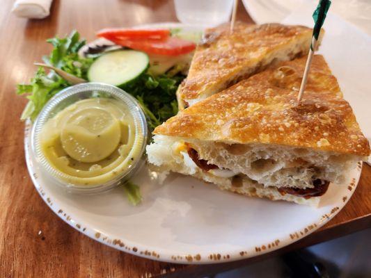 Mediterranean on focicca