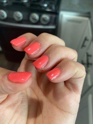 I promise I just got this done like an hour ago and just got home. This is unacceptable.