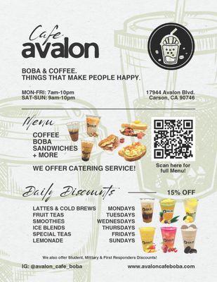 Avalon Cafe & Boba