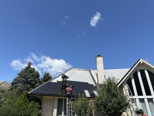 tesla solar roof installation