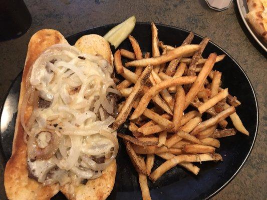 The fries have to be ordered if you come here & the Philly cheese steak is good too