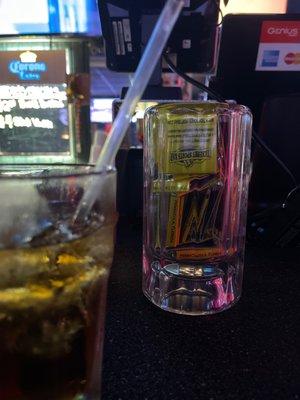 Double Diet Coke and crown. Relaxing after a long day