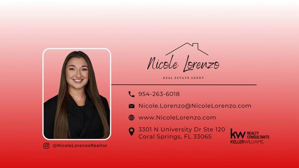 Nicole Lorenzo - Keller Williams Realty Consultants