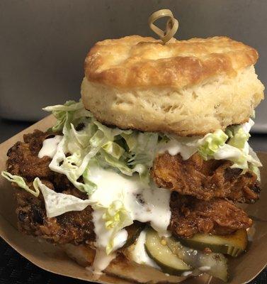 Nashville hot fried mushroom