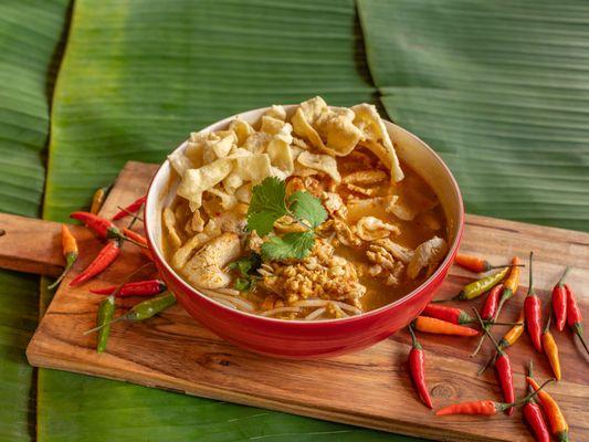 Spicy Khon Thai Noodle Soup