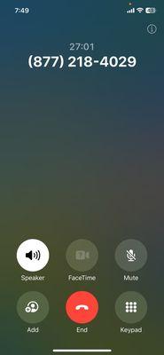 Still waiting for an agent!!! Incredible!!!!