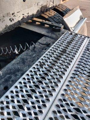 Paid for under carriage and they didn't even try to clean it