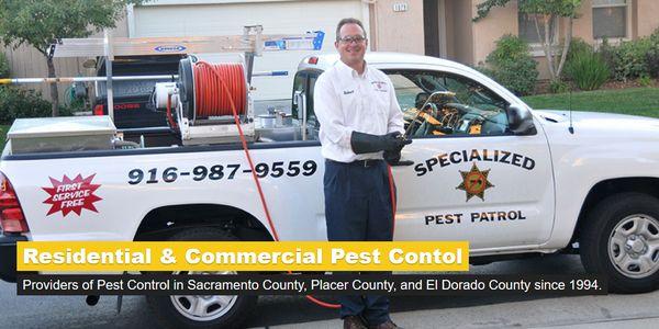 We provide the most effective and affordable pest control in Sacramento and our service areas which include Placer County, Sacramento County