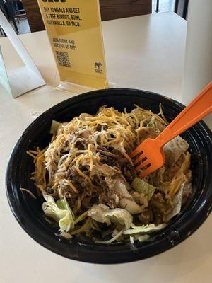Chicken and brisket salad.