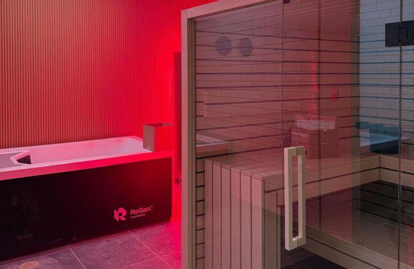 contrast therapy (sauna $ cold plunge)