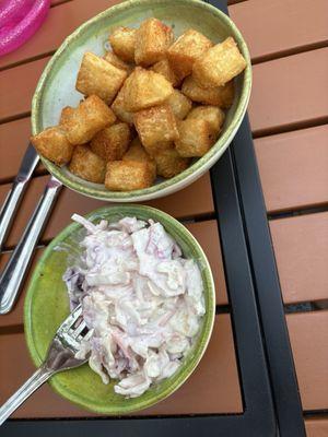 *Coleslaw * Peri Casava Fries