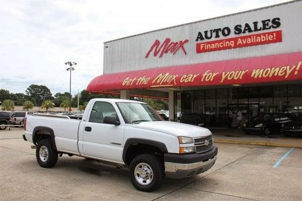 Max Auto Sales wants to sell you your next car, truck, or SUV. We provide pre-owned sales, service, parts, and can finance almost anyone!