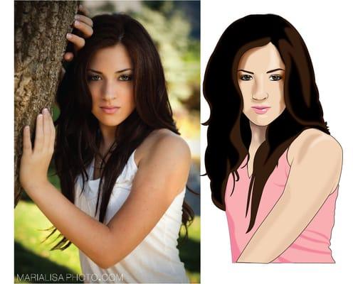 People into vector art