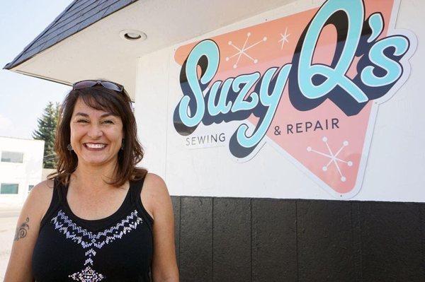 Shop owner Kim Merkle