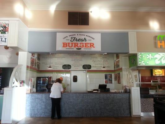 Awesome fresh-made chargrilled burgers.